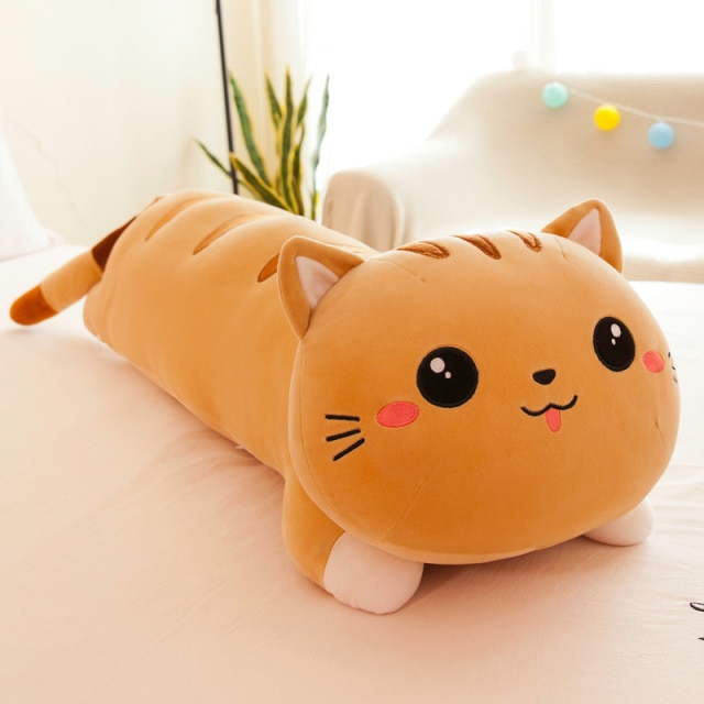 50 130 cm long cat pillow plush toy soft stuffed plush animal kids gift home - Pen Fidget
