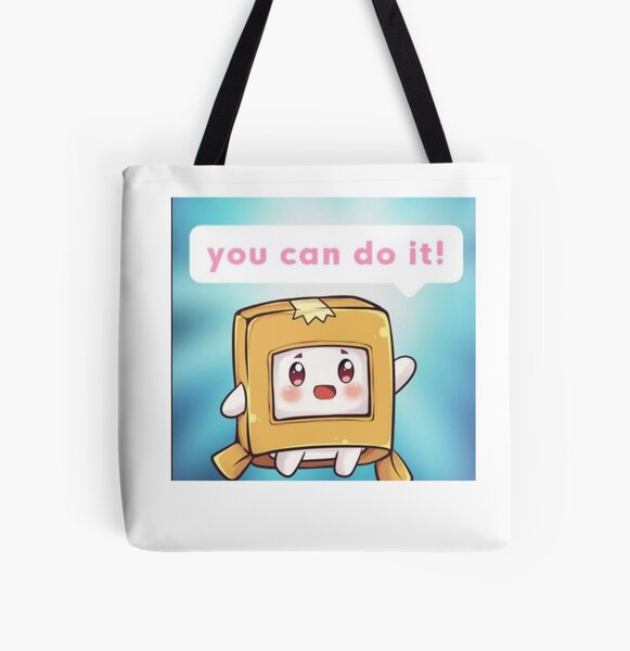Lankybox you can do it  All Over Print Tote Bag RB1912 product Offical lankybox Merch