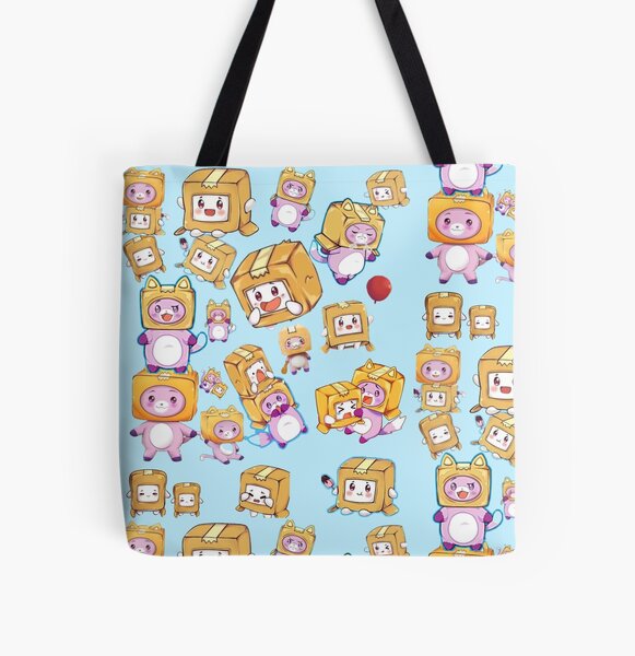 lankybox pack  All Over Print Tote Bag RB1912 product Offical lankybox Merch