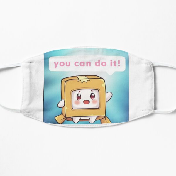 Lankybox you can do it  Flat Mask RB1912 product Offical lankybox Merch