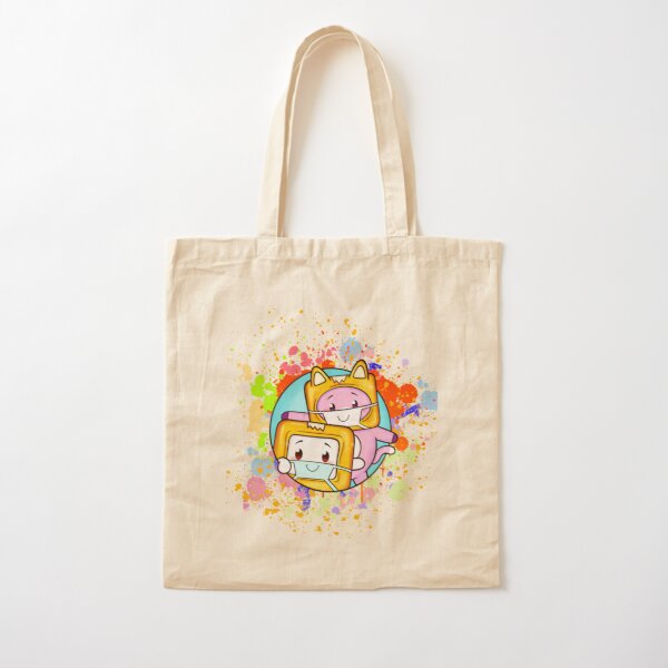 beast gaming mr foxy and boxy lankybox Cotton Tote Bag RB1912 product Offical lankybox Merch