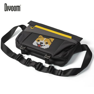 Divoom Sling Bag Customizable Pixel Art Fashion Design Outdoor Sport  Waterproof for Biking Hiking Outside Activity Big Space