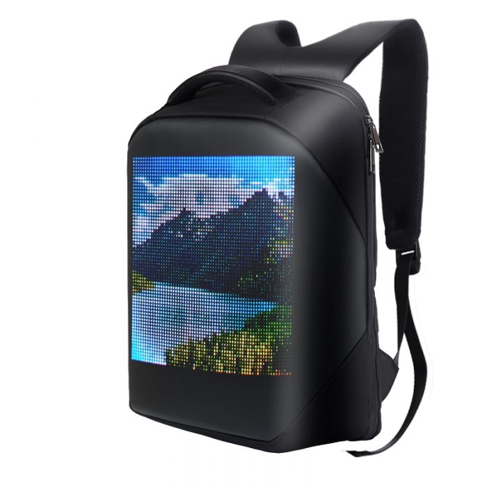 Newest 2021 LED Backpack 3 0 Waterproof WiFi Version Smart LED Screen Dynamic Advertising Backpack Cellphone 1 - Led Backpack