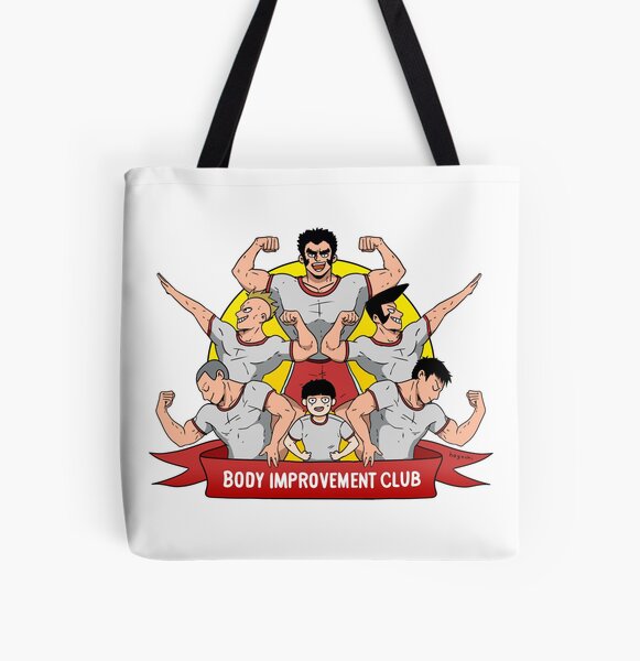 Body Improvement Club! All Over Print Tote Bag RB1710 product Offical Mob Psycho 100 Merch