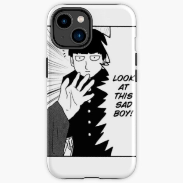 a sad boy  iPhone Tough Case RB1710 product Offical Mob Psycho 100 Merch