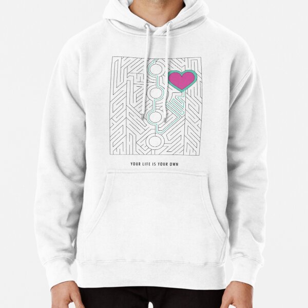 Your Life is Your Own (Heart Maze) | Mob Psycho 100 Inspired Pullover Hoodie RB1710 product Offical Mob Psycho 100 Merch