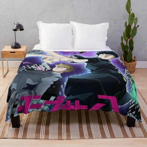 New Mob Psycho 100 Throw Blanket RB1710 product Offical Mob Psycho 100 Merch