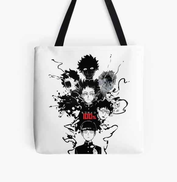 Mob psycho 100 All Over Print Tote Bag RB1710 product Offical Mob Psycho 100 Merch