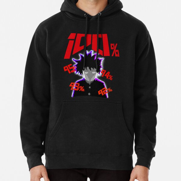 100% Mob Pullover Hoodie RB1710 product Offical Mob Psycho 100 Merch