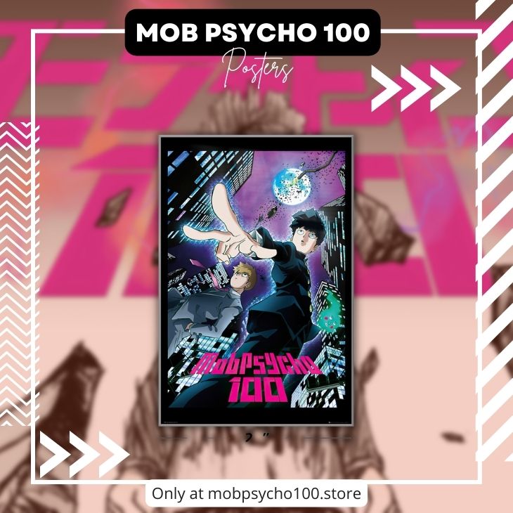  Mob Psycho 100 Poster Anime Series 1 Key Art