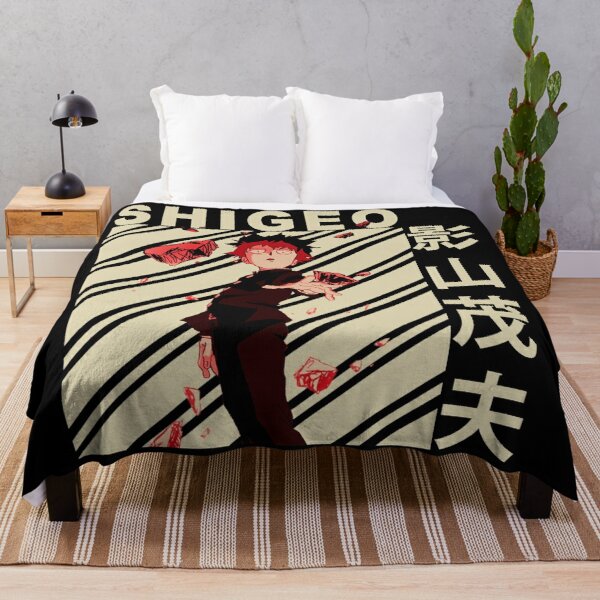 Shigeo kageyama - Vintage Art Throw Blanket RB1710 product Offical Mob Psycho 100 Merch