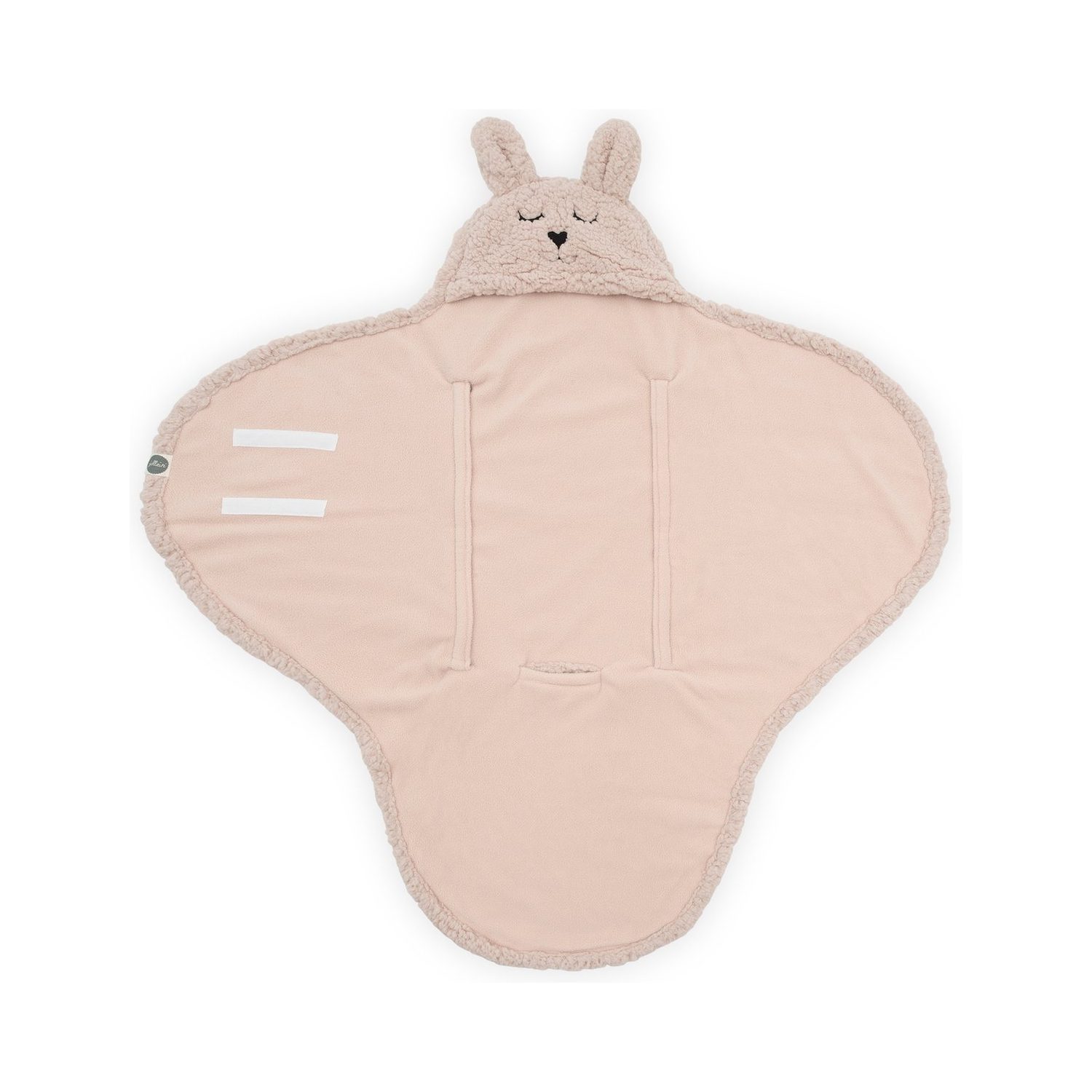 Jollein - Wikkeldeken Bunny 100x105 cm - Pale Pink