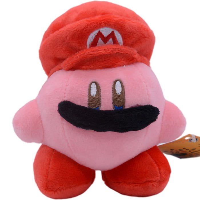 10 Cm Kawaii Super Mario Bros Luigi Soft Stuffed Plush Dolls Anime Kirby Characters Decor Pillow 4 - Mario Plush