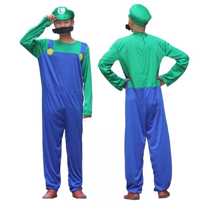 Super Mario Luigi Cartoon Anime Figure Clothes Halloween Costumes Cosplay Directing Tools Children s Festival Kid 3 - Mario Plush