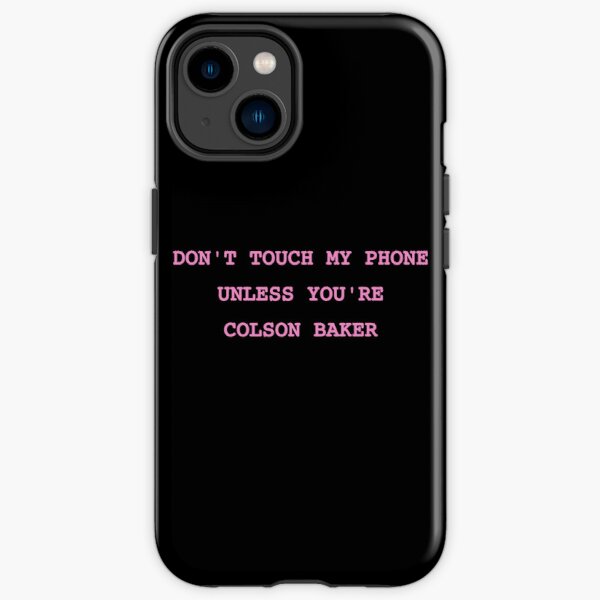 don't touch my phone.. iPhone Soft Case - Machine Gun Kelly iPhone Tough Case RB1912 product Offical mgk Merch