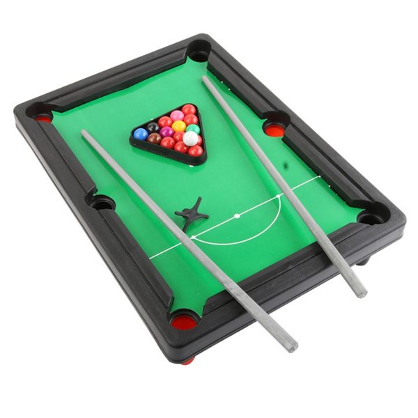 Children Gift Entertainment Sports Toy Pool Table Mini Billiards Set Family Fun Board Game Indoor Desktop 5 - Mini Billiard Table