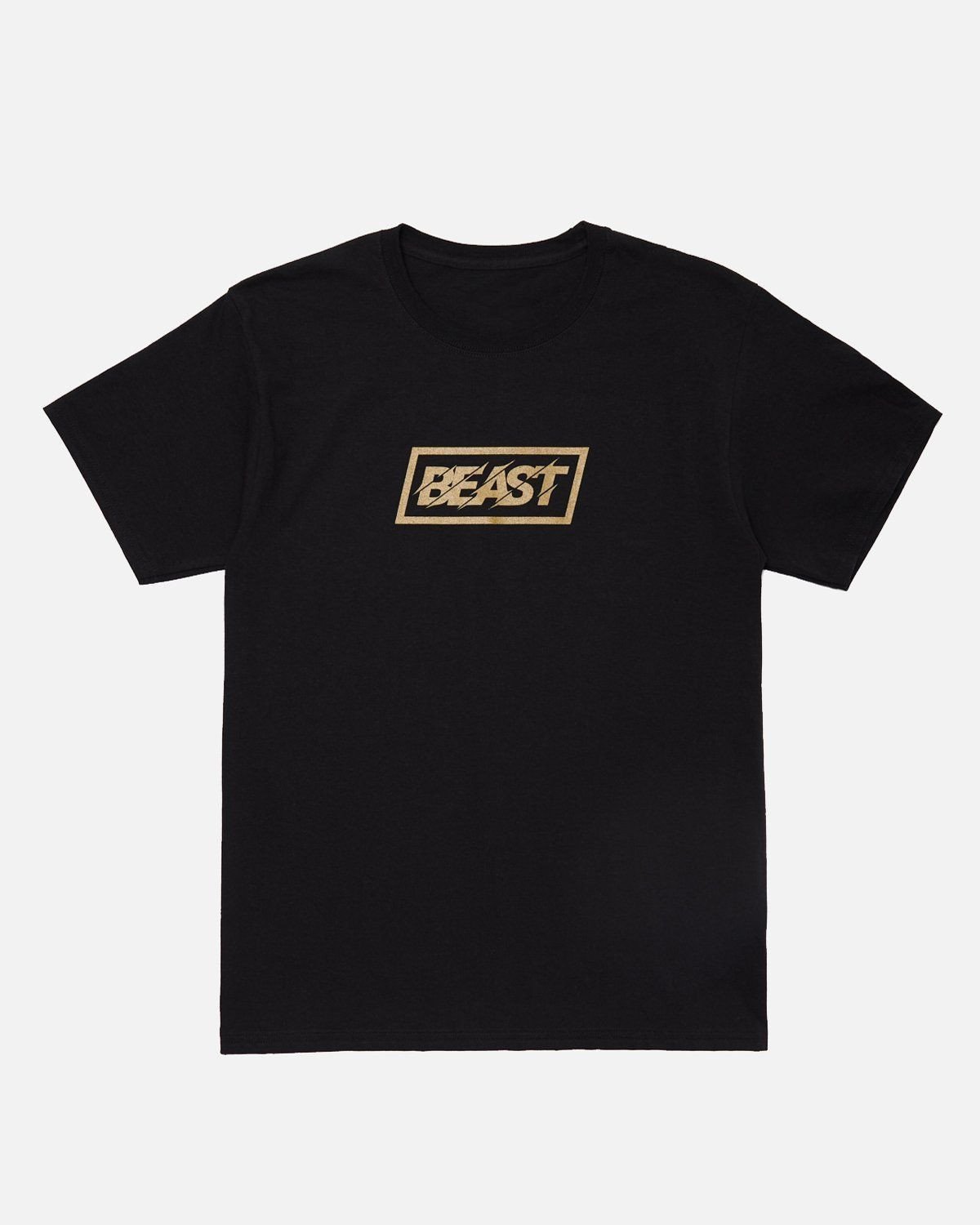 Mr Beast T Shirts Gold Beast Logo Classic T Shirt Mr Beast Shop