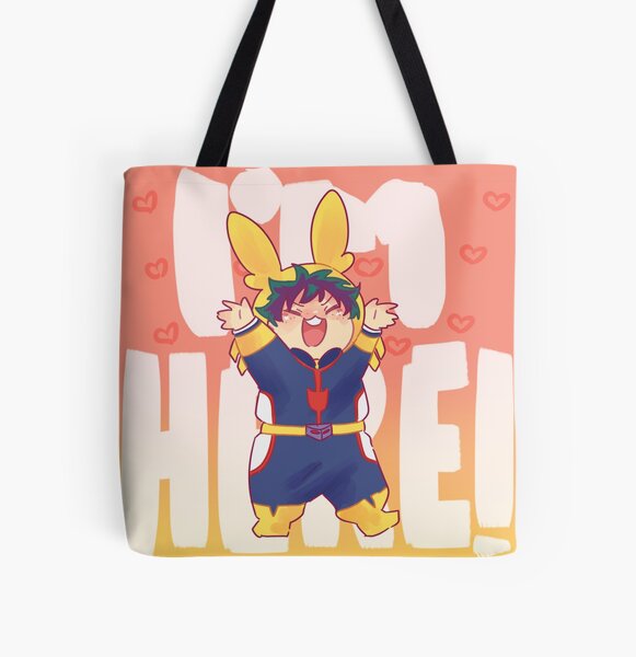 I'm here!!! All Over Print Tote Bag RB2210 product Offical My Hero Academia Merch