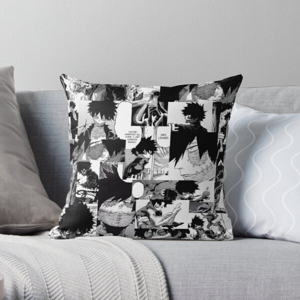 Dabi Collage Throw Pillow RB2210 product Offical My Hero Academia Merch