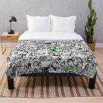 Froppy hops into battle! Throw Blanket RB2210 product Offical My Hero Academia Merch