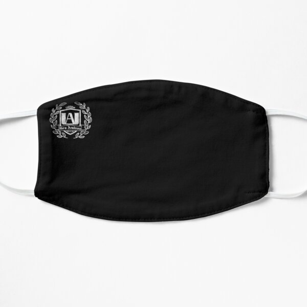 UA High School Crest - White Flat Mask RB2210 product Offical My Hero Academia Merch