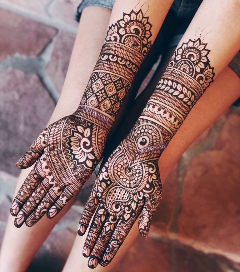 15 Best Engagement Mehndi Designs with Images | Styles At Life