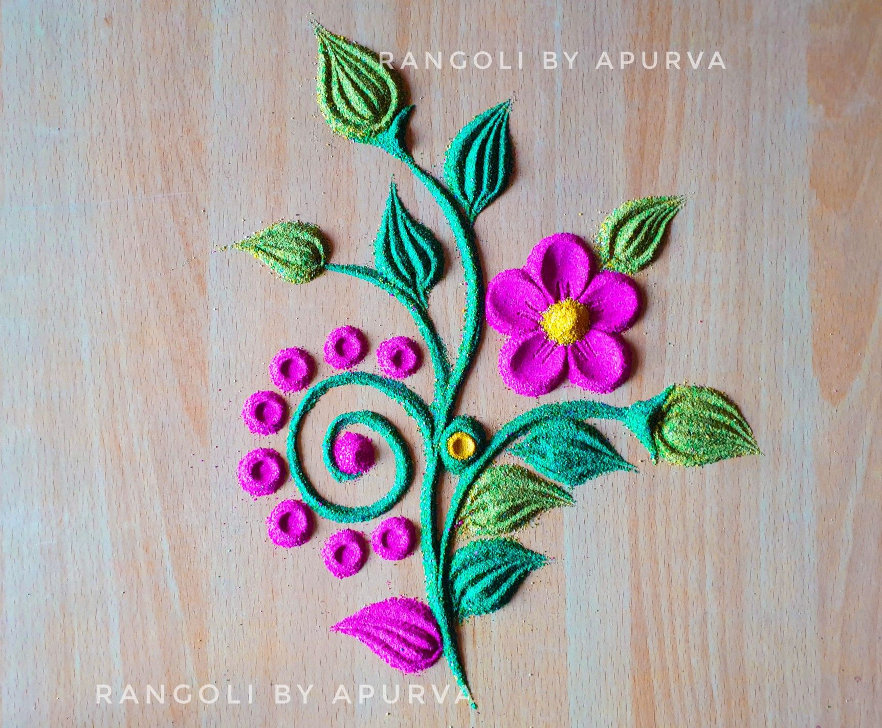 How to Make A Flower Rangoli with Kids for Diwali