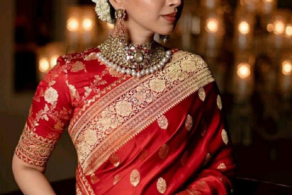 Bengali hotsell reception saree