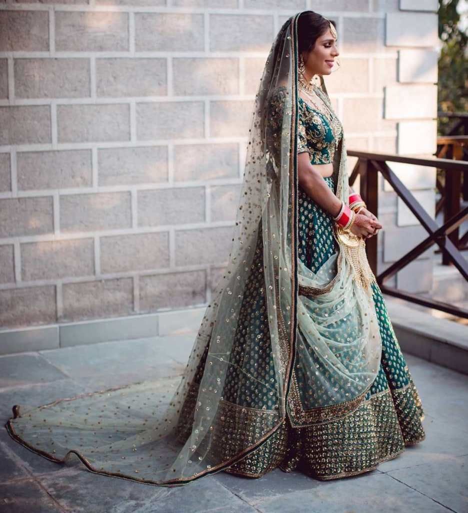 Top 14 Latest Trends in the Green Bridal Lehenga for this Wedding Season