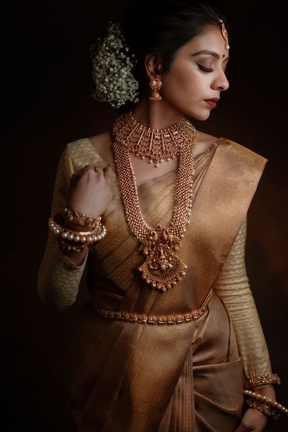 Buy Corn Yellow Saree In Pure Handloom Silk With Woven Jaal Design Online -  Kalki Fashion