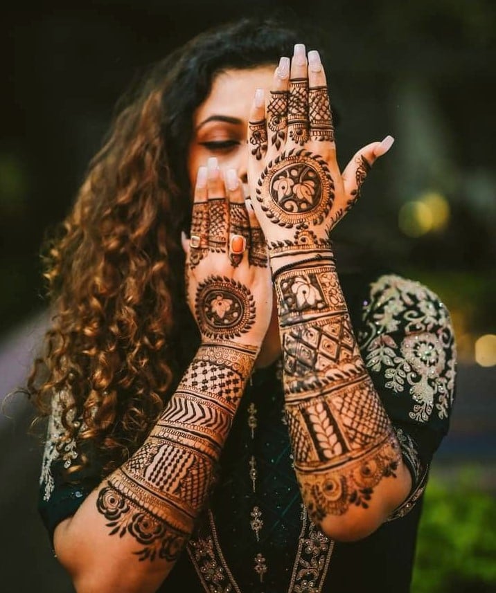 20 Simple Mehndi Designs for Engagement and Wedding - MissBonic | Beauty |  Makeup | Home Remedies