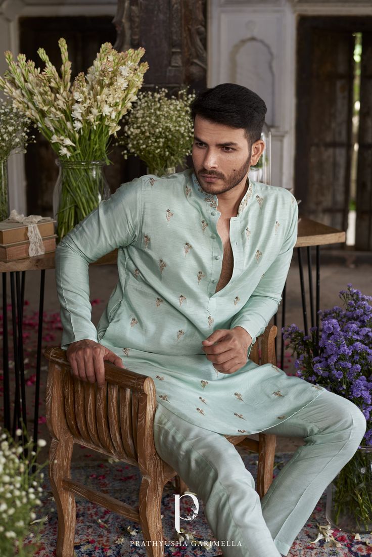 Simple kurta pajama for cheap wedding