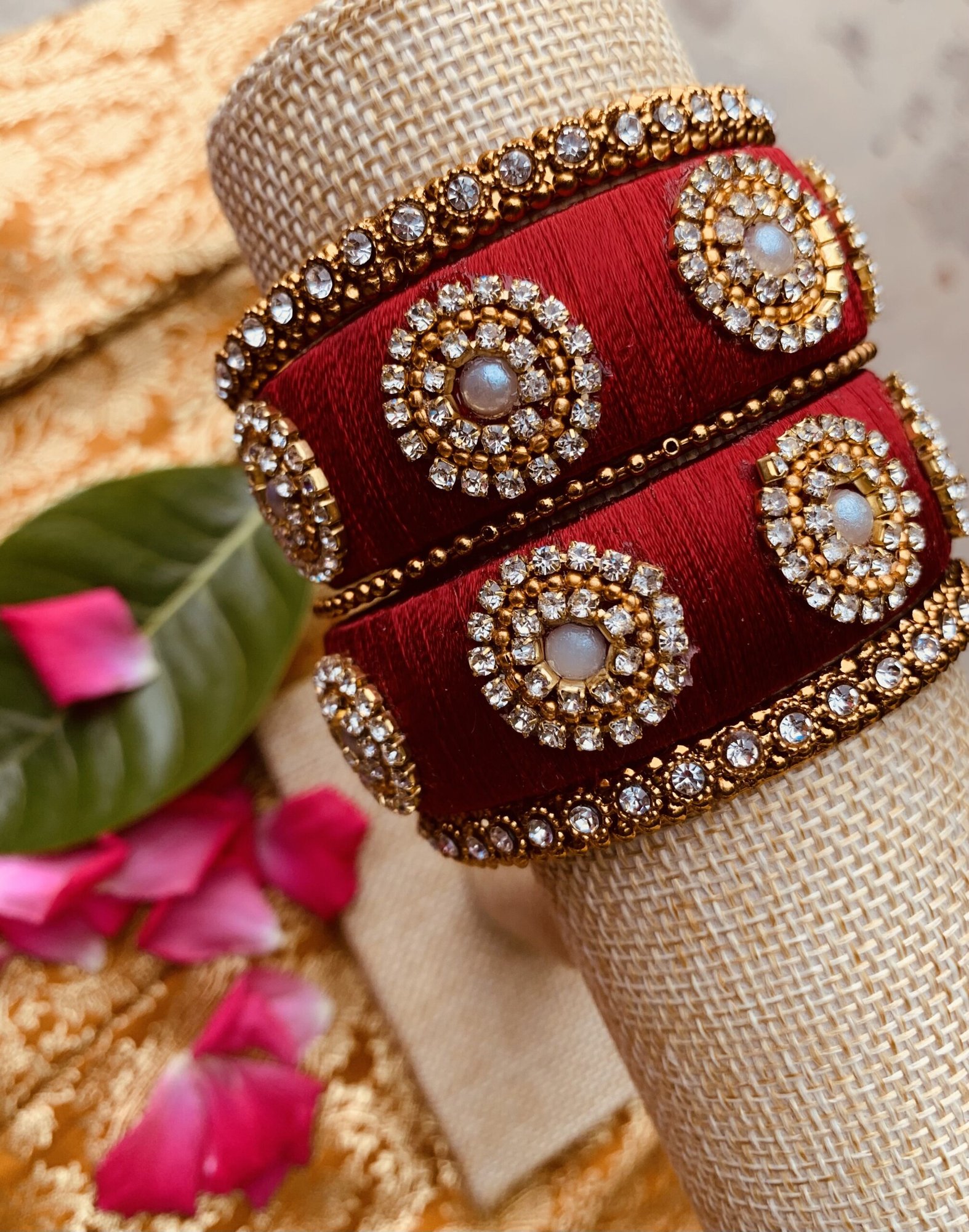 Bridal silk thread bangles on sale designs