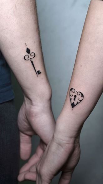 60 Soulmate Matching Couple Tattoos With Meaning