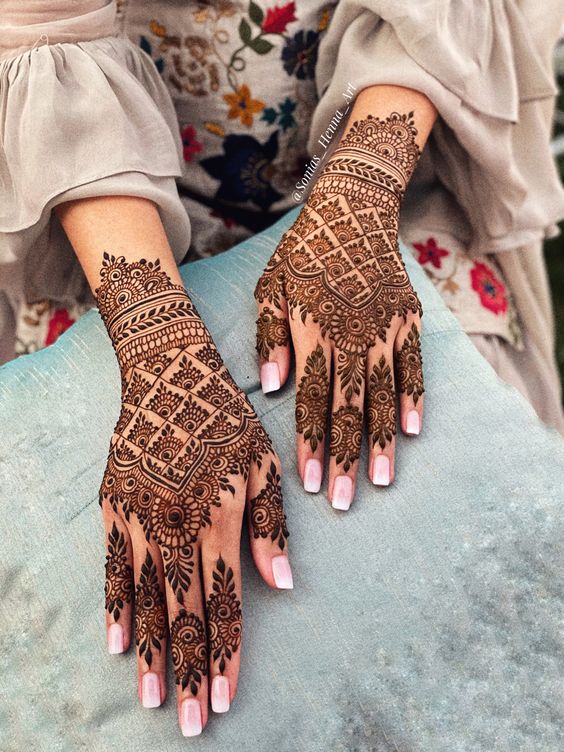 Easy Bridal Mehndi |Floral Dulhan Mehendi Designs 2022 |Wedding Henna  Design |Full Bridal Mehendi - YouTube
