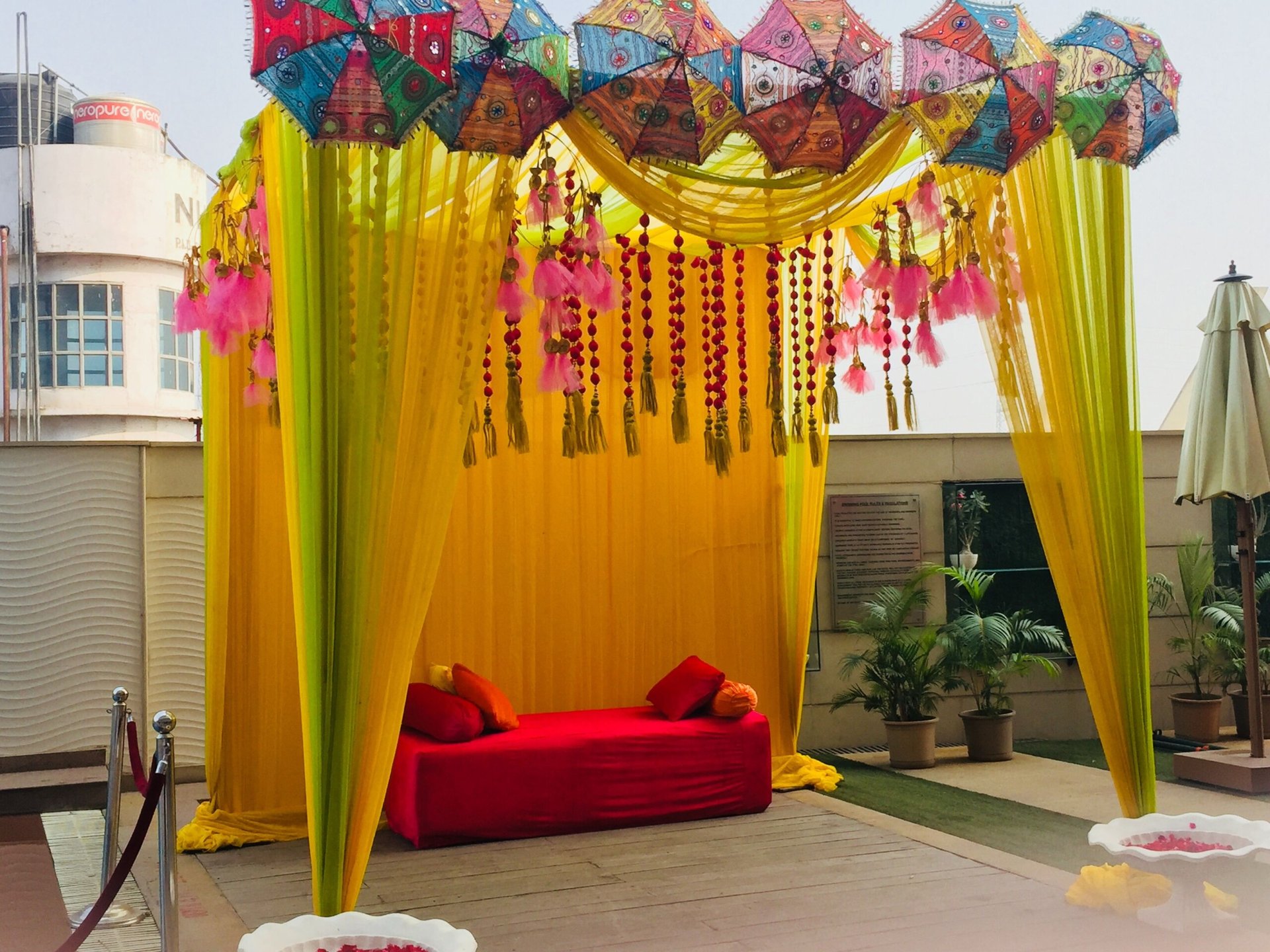 10 Haldi Decoration Ideas for Your Home Haldi Ceremony