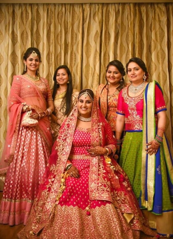 Bridal lehenga for hot sale fat bride