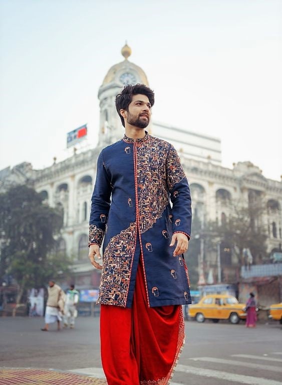 Bengali shop dhoti style