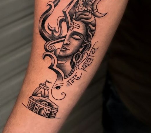 Shiva Tattoo   shivatattoo shivshakti shivshaktitattoo om omtattoo  trishultattoo merakitattoo handtattoo besttattoos polkadots   Instagram