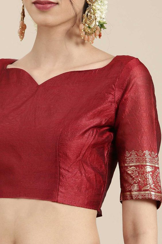 Boat Neck Blouse Design Ideas from the Top 10 Bridal Styles