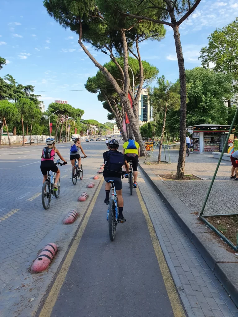 Cycling in Tirana