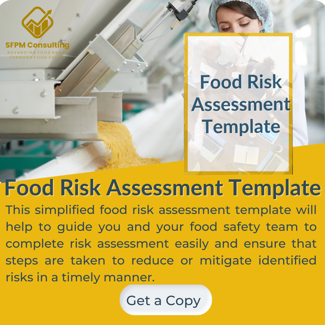 Save time and money with SFPM's Food Risk Assessment Template - 1