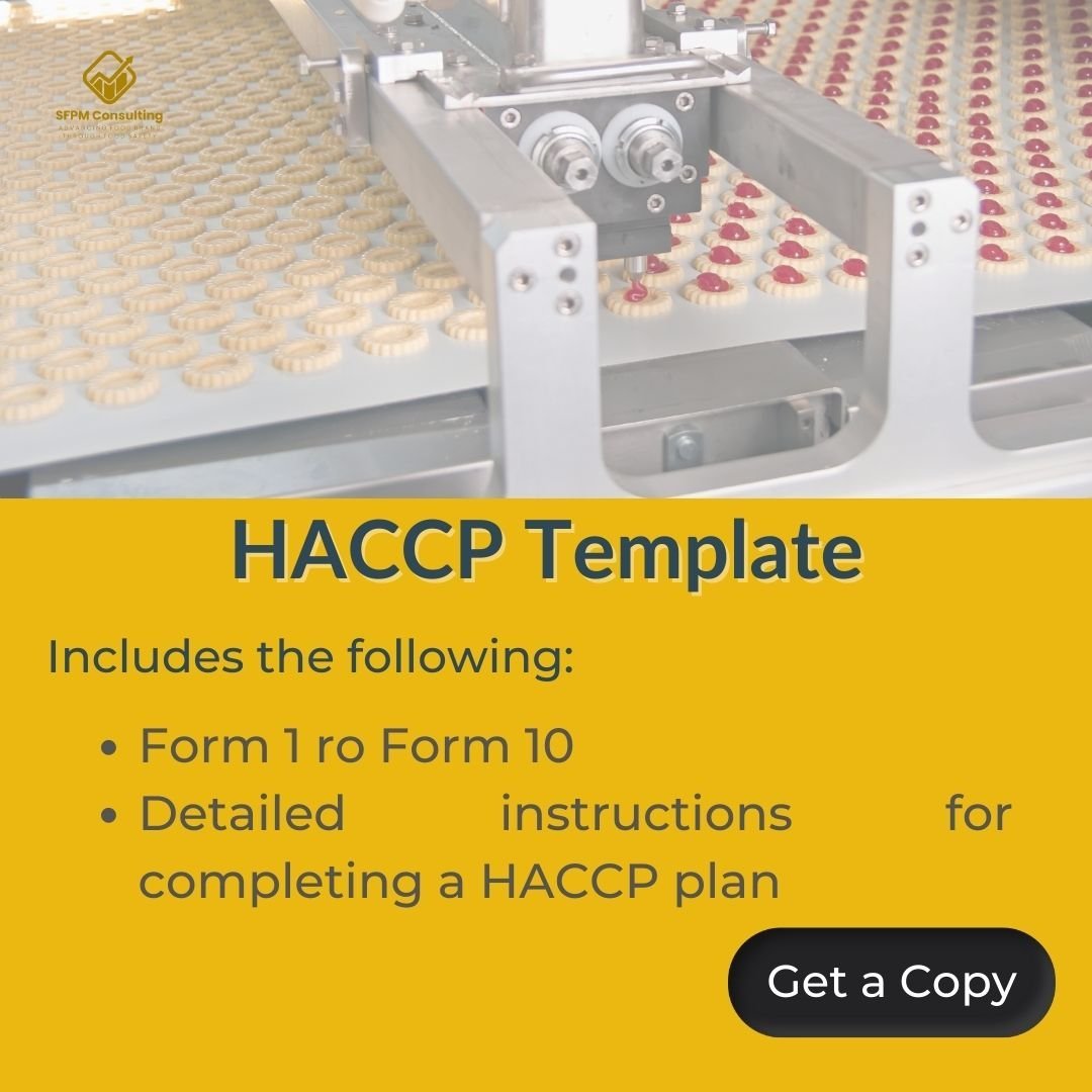 Save time and money with SFPM's HACCP Template - 2
