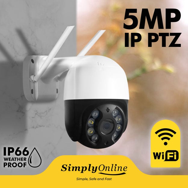 5MP WiFi PTZ - Simply Online Australia