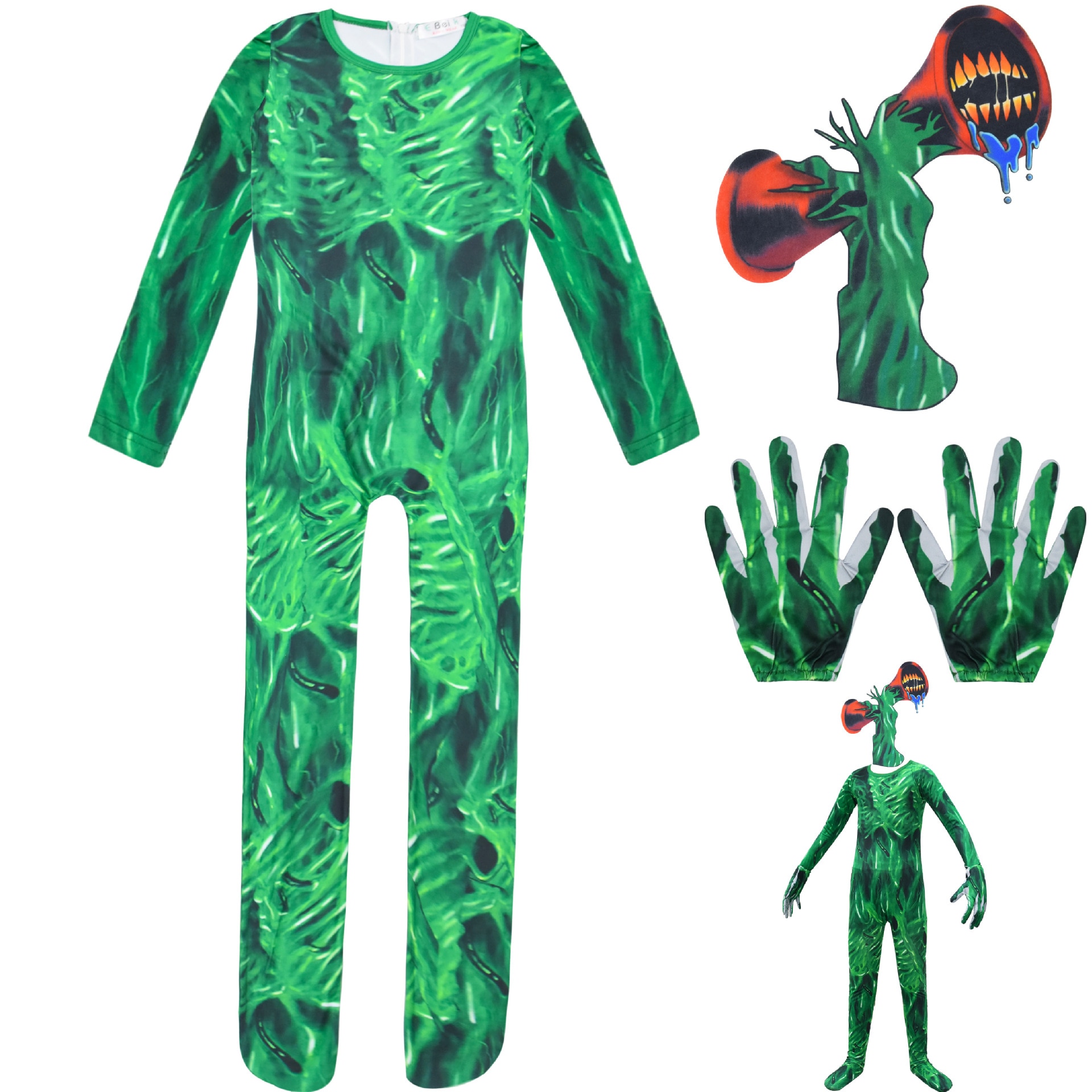 Kids Siren Head Cosplay Scary Boys Humanoid Monster Costume Halloween Costumen Adult Men Family Siren Head 2 - Siren Head Plush