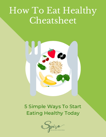 How to Eat Healthy Cheatsheet | Spiro Health and Wellness