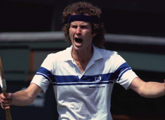 McEnroe Yelling at Wimbledon Umpire