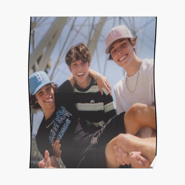 Sturniolo Triplets 3 Friends               Poster RB1412 product Offical sturniolo triplets Merch