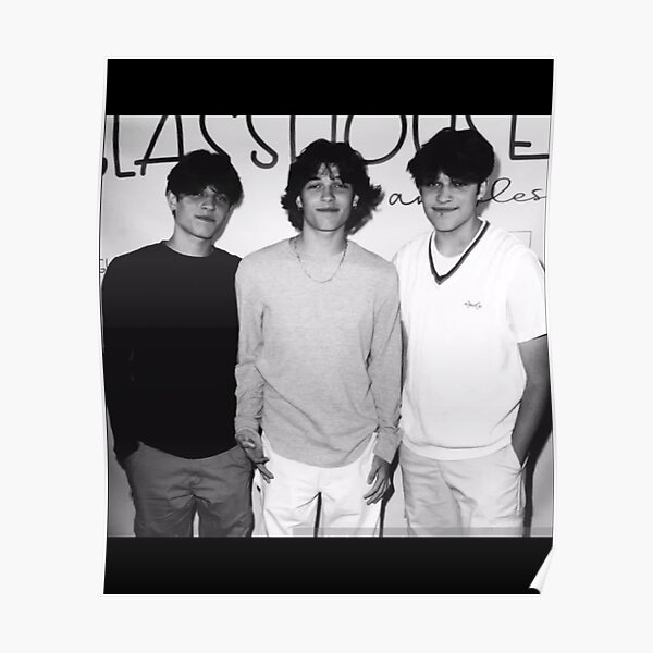 Sturniolo Triplets Black And White   Poster RB1412 product Offical sturniolo triplets Merch
