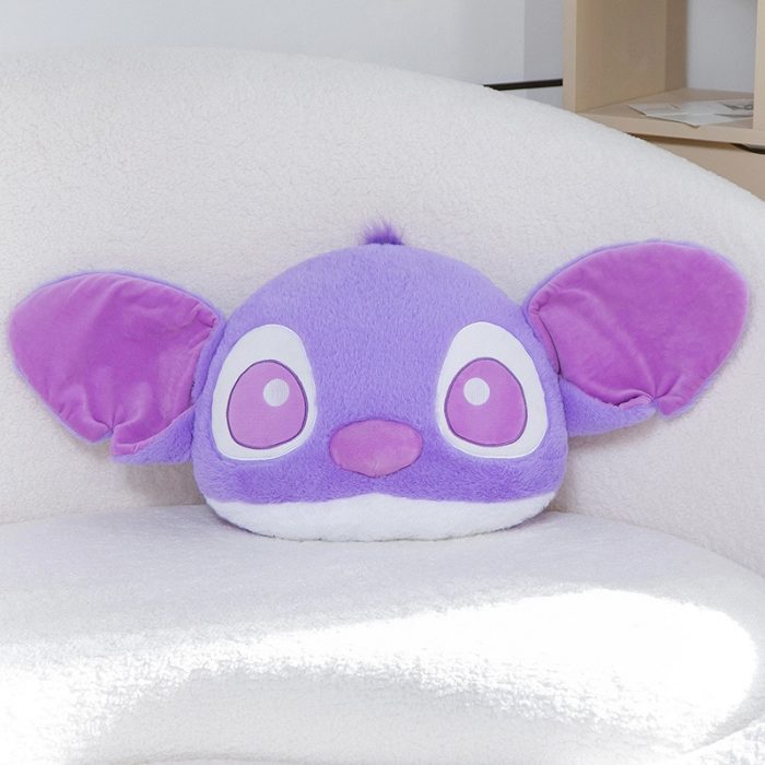 Disney Kawaii Stitch Stitch Big Head Plush Doll Pillow Cushion Toy Anime Cartoon Room DecorationCute Soft 4 - Stitch Plush